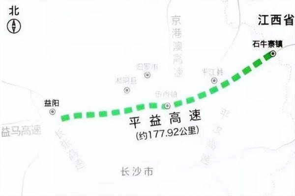 平益高速规划线路图 平益高速2024年几月通车