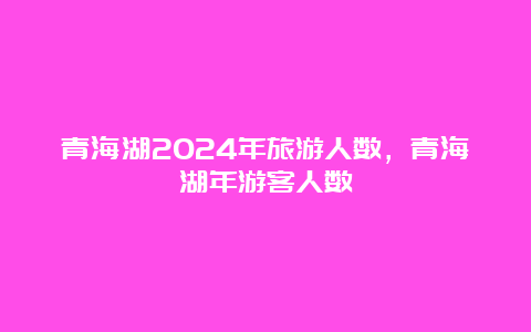 青海湖2024年旅游人数，青海湖年游客人数