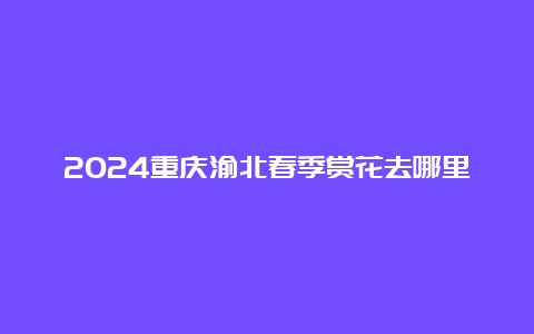 2024重庆渝北春季赏花去哪里