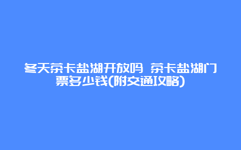 冬天茶卡盐湖开放吗 茶卡盐湖门票多少钱(附交通攻略)