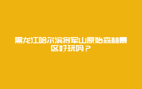 黑龙江哈尔滨将军山原始森林景区好玩吗？