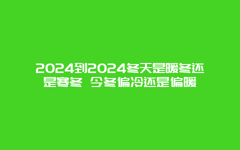 2024到2024冬天是暖冬还是寒冬 今冬偏冷还是偏暖