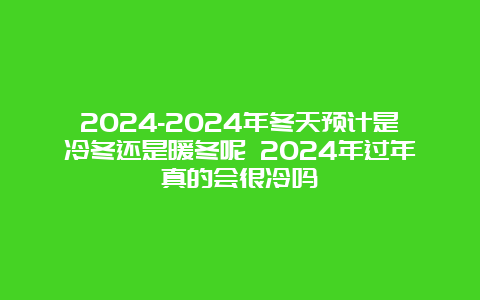 2024-2024年冬天预计是冷冬还是暖冬呢 2024年过年真的会很冷吗