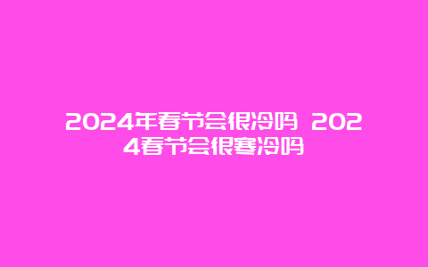 2024年春节会很冷吗 2024春节会很寒冷吗