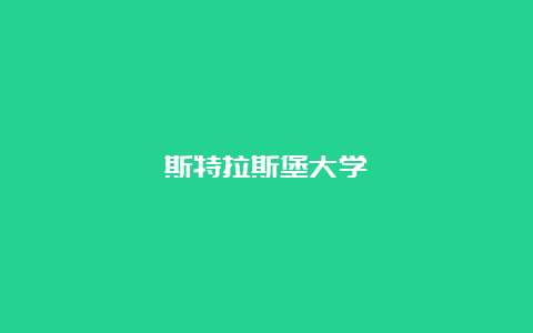 斯特拉斯堡大学