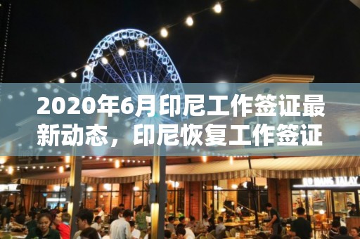 2020年6月印尼工作签证最新动态，印尼恢复工作签证时间预测