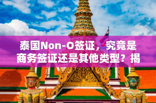 泰国Non-O签证，究竟是商务签证还是其他类型？揭秘Non-O签证真相