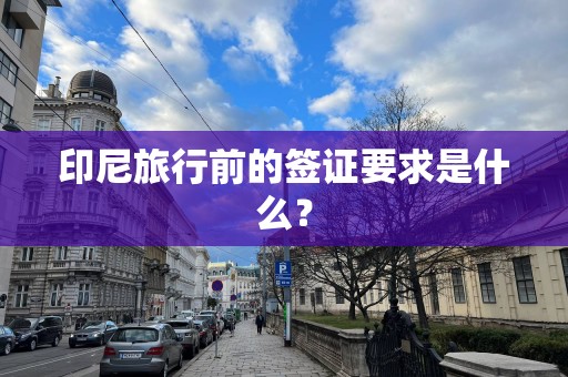 印尼旅行前的签证要求是什么？