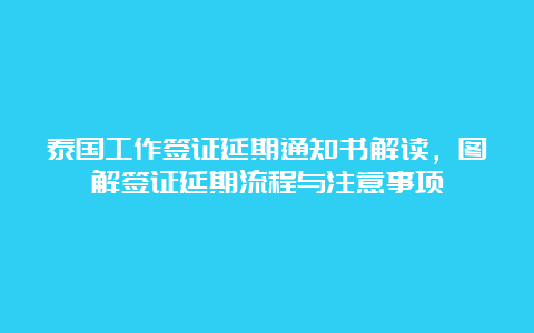 泰国工作签证延期通知书解读，图解签证延期流程与注意事项