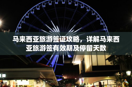 马来西亚旅游签证攻略，详解马来西亚旅游签有效期及停留天数